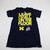 Michigan Wolverines adidas Go-To tee Short Sleeve Shirt Men's Navy New-TOPS-148332