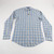 Van Heusen Button-Up Men's Checkered/Blue New with Tags S-TOPS-148529