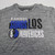 Dallas Mavericks Fanatics Long Sleeve Shirt Men's Gray Used Multiple Sizes TOPS-149088