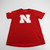 Nebraska Cornhuskers adidas Short Sleeve Shirt Men's Red Used Multiple Sizes TOPS-149200