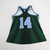 Tulane Green Wave Nike Practice Jersey - Basketball Women's Used Dark Green/Light Blue-JRSY-008845