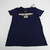 Gallaudat Bison Under Armour Short Sleeve Shirt Women's Navy New with Tags S TOPS-149498