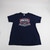 Gildan Short Sleeve Shirt Men's Navy Used L TOPS-150219