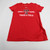 Texas Tech Red Raiders Under Armour Short Sleeve Shirt Women's Red Used XS TOPS-150233