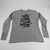 Denver Broncos Nike Long Sleeve Shirt Men's Gray Used Multiple Sizes TOPS-150518