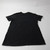 adidas Short Sleeve Shirt Men's Black Used M-TOPS-150766