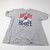 Washington Nationals Tultex Short Sleeve Shirt Men's Gray Used XXL TOPS-151845