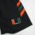 Miami Hurricanes adidas Practice Shorts Women's Black/Orange Used-SHOR-033801