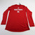 Rutgers Scarlet Knights adidas Long Sleeve Shirt Men's Red New with Tags MT TOPS-156233