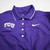 TCU Horned Frogs Nike Dri-Fit Polo Women's Purple New with Tags L TOPS-157735