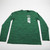 New York Jets Nike NFL On Field Long Sleeve Shirt Men's Green/Heather New M-TOPS-159844