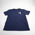 Gildan Short Sleeve Shirt Men's Navy Used XL TOPS-160798