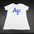 Air Force Falcons Gildan Softstyle Short Sleeve Shirt Women's White Used XL TOPS-164370