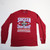 Champion Long Sleeve Shirt Men's Red New with Tags Multiple Sizes TOPS-164988
