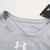 Gallaudat Bison Under Armour Short Sleeve Shirt Women's Gray New with Tags L TOPS-165218