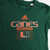 Miami Hurricanes adidas Aeroready Short Sleeve Shirt Women's Green New MT-TOPS-165514