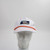 Unbranded Snap-Back Hat Unisex White Used OSFM HATS-015283