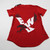 Eastern Washington Eagles adidas Short Sleeve Shirt Women's Red New XS-TOPS-166473
