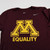 Minnesota Golden Gophers Nike Dri-Fit Short Sleeve Shirt Men's S TOPS-166943