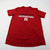 Rutgers Scarlet Knights adidas Short Sleeve Shirt Men's Red Used M TOPS-164214