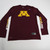 Minnesota Golden Gophers Nike Nike Tee Long Sleeve Shirt Men's Maroon Used M TOPS-167395