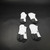 Under Armour Socks Men's White/Dark Gray New without Tags 8.5-13-ACCS-007835