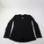 adidas Long Sleeve Shirt Men's Black Used L-TOPS-169337