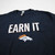 Denver Broncos Next Level Short Sleeve Shirt Men's Navy Used L-TOPS-169976