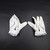 Nike Gloves - Receiver Men's White Used-EQPT-006060
