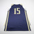 Gallaudat Bison Under Armour Game Jersey - Basketball Women's Navy/Gold Used M-JRSY-010544