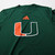 Miami Hurricanes adidas Short Sleeve Shirt Men's Multiple Sizes TOPS-171957