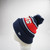 New England Patriots New Era Winter Hat Unisex Navy/Red Used SM/MD-HATS-015940