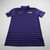 TCU Horned Frogs Nike Polo Men's Purple/Striped Used-TOPS-172448
