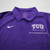 TCU Horned Frogs Nike Polo Men's Purple New with Tags S TOPS-172434