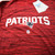 New England Patriots Nike NFL On Field Nike Tee Short Sleeve Shirt Men's New Red/Heather M-TOPS-172941