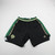 Cal Poly Mustangs adidas Practice Shorts Men's Black/Dark Green Used-SHOR-037243