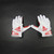 adidas adizero Gloves - Receiver Unisex White/Red New with Tags-EQPT-006491