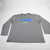 Los Angeles Chargers Nike Dri-Fit Long Sleeve Shirt Men's Gray Used 3XL-TOPS-174079