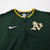 Oakland Athletics Nike MLB Authentic Pullover Men's Green Used M-TOPS-174890