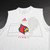 Louisville Cardinals adidas Sleeveless Shirt Women's White Used-TOPS-175231