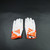 Miami Hurricanes adidas adizero Gloves - Receiver Men's White/Orange New-EQPT-006571