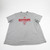 Rutgers Scarlet Knights adidas Aeroready Short Sleeve Shirt Men's Used Gray/Heather 2XL-TOPS-176669