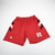 Rutgers Scarlet Knights adidas Practice Shorts Women's Red Used XXL SHOR-037950