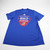 Kansas Jayhawks adidas Short Sleeve Shirt Men's Blue Used XL TOPS-177552