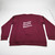Peace Collective Sweatshirt Men's Maroon New without Tags XXL TOPS-177980