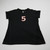 NIU Huskies adidas Short Sleeve Shirt Women's Black Used Multiple Sizes TOPS-180783