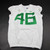 Oregon Ducks Nike Team Game Jersey - Football Men's White Used 42 JRSY-011427