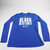 Nike NBA Authentics Long Sleeve Shirt Men's Blue Used Multiple Sizes TOPS-183334