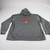 Chicago Bulls Nike NBA Authentics Sweatshirt Men's Gray Used XXL TOPS-185883