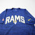 LA Rams Nike NFL On Field Dri-Fit Short Sleeve Shirt Men's Blue Used L TOPS-191591